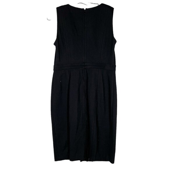 Talbots Petites Black Sleeveless Sheath Dress Size 10P NWT $109 - Picture 2 of 9